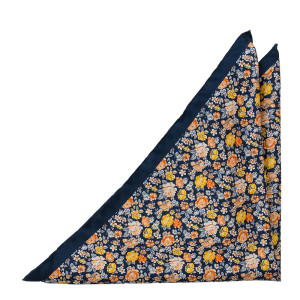 VIVIDIUM Navy/yellow lommeklud