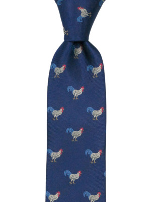 ADOODLEDOO Blue klassiskt slips
