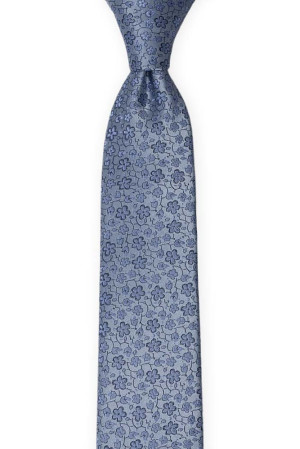 AUGURI Dusty blue børneslips medium