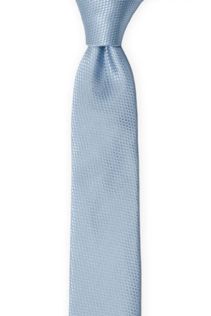 BIRDSEYE Dusty blue børneslips medium