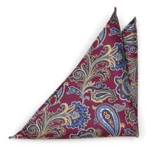BOFFOLA Dark red lommeklud