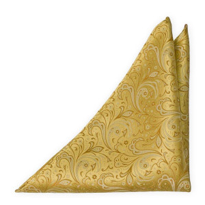 BRIDALLY Golden yellow lommeklud