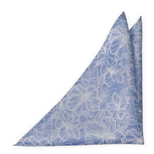 CORSAGE Sky blue lommeklud