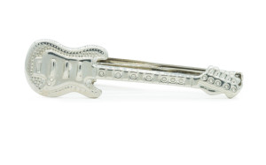 Electric Guitar Silver slipsenål