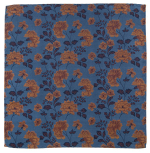 FLAWLESSFLOWERS SLATE BLUE lommeklud