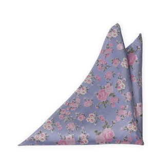 FLOWERCROWN Dusty blue lommeklud