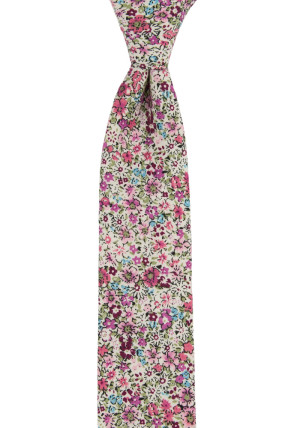 FLOWERFOLLY Pink børneslips medium