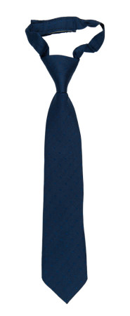 BRUDGUM Navy blue børneslips lille forbundet
