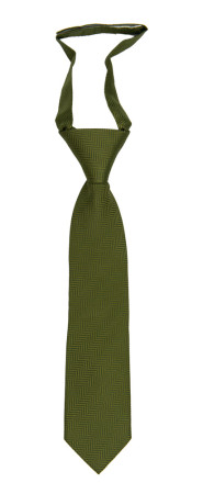 DRUMMEL Olive green børneslips lille forbundet