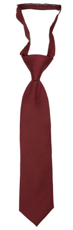 SOLID Burgundy børneslips lille forbundet