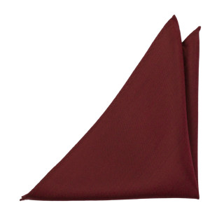 SOLID Burgundy lommeklud