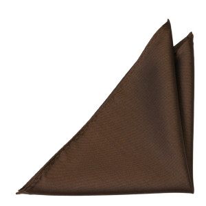 SOLID Dark brown lommeklud