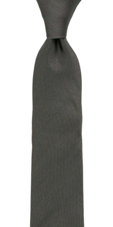 SOLID Dark grey børneslips medium