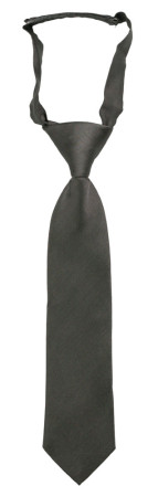 SOLID Dark grey børneslips lille forbundet