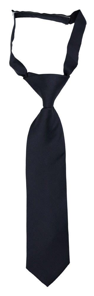 SOLID Dark navy børneslips lille forbundet