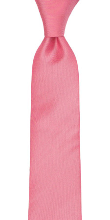 SOLID Dark pink børneslips medium