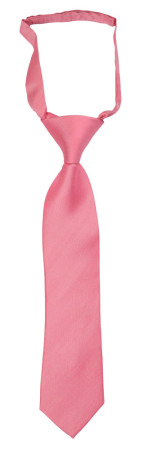 SOLID Dark pink børneslips lille forbundet