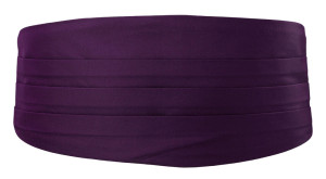 SOLID Dark purple skærf