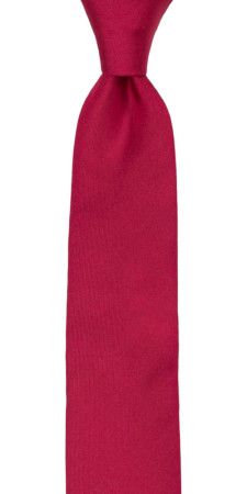 SOLID Fuchsia børneslips medium