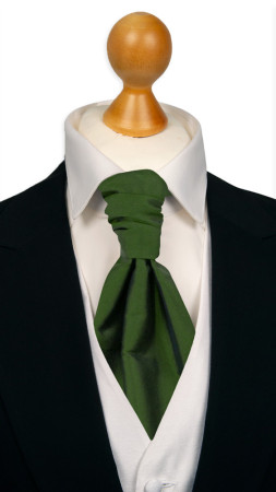 SOLID Green bunden kravat
