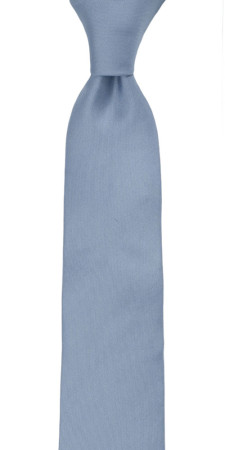 SOLID Light blue børneslips medium