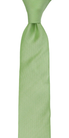 SOLID Light green børneslips medium