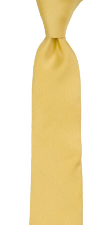 SOLID Light yellow børneslips medium