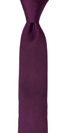 SOLID Magenta børneslips medium