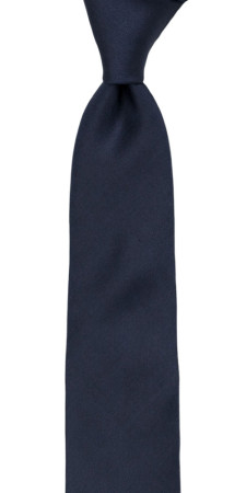 SOLID Navy blue børneslips medium