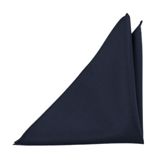 SOLID Navy blue lommeklud