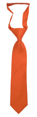 SOLID Orange børneslips lille forbundet