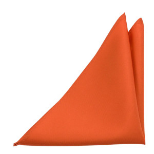 SOLID Orange lommeklud