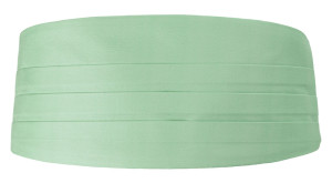 SOLID Pastel green skærf