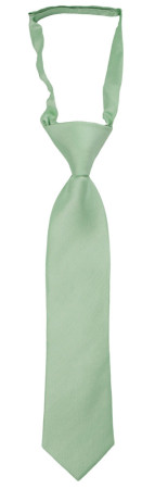 SOLID Pastel green børneslips lille forbundet
