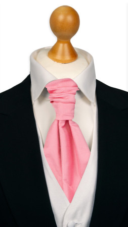 SOLID Pink bunden kravat