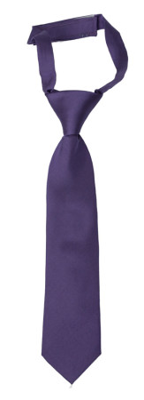 SOLID Purple børneslips lille forbundet