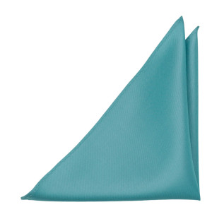 SOLID Turquoise lommeklud
