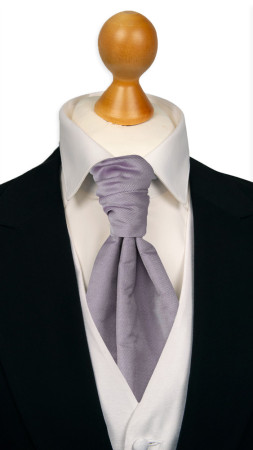 SOLID Violet bunden kravat