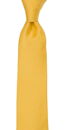 SOLID Yellow børneslips medium