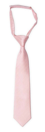 JAGGED Blush pink børneslips lille forbundet