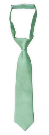 JAGGED Seafoam turquoise børneslips lille forbundet
