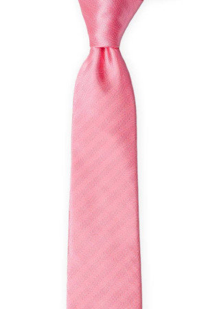 JAGGED Warm pink børneslips medium