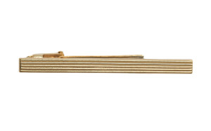 Long striped Gold slipsenål