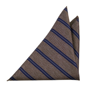OPULENT BROWN MELANGE lommeklud