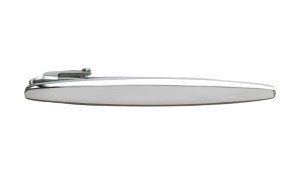 Oval silver slipsenål