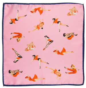 RAGAZZA COPERTINA PINK lommeklud