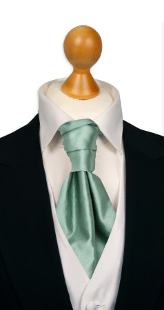 SATIN GREYED JADE bunden kravat