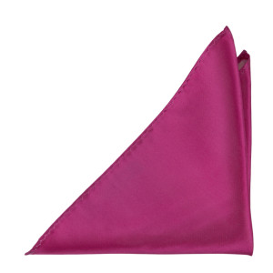 SATIN HOT PINK lommeklud