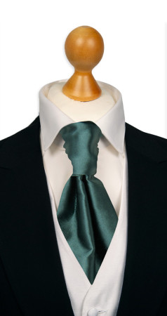 SATIN JUNIPER GREEN bunden kravat