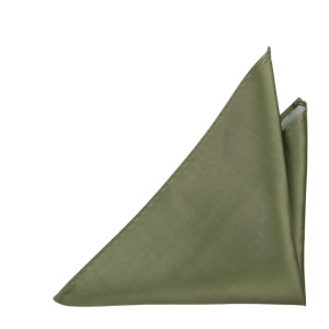 SATIN MOSS GREEN lommeklud
